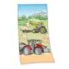 Herding Serviette En Velours Tracteur