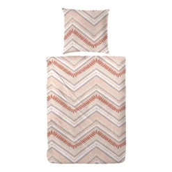 Parure De Lit En Renforcé Zig Zag