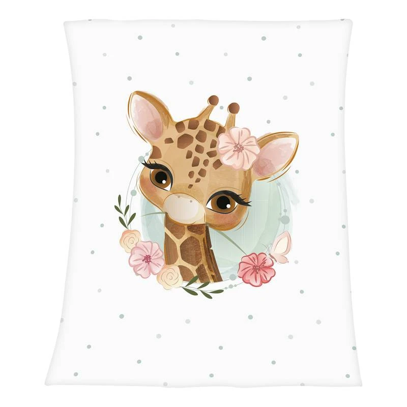 Couverture En Microfibre Petite Girafe 1 Couverture En Microfibre Petite Girafe