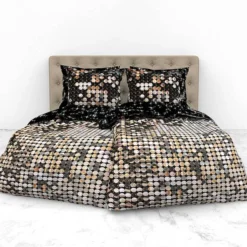 Parure De Lit En Satin Mako Konna -Promos Sommeil Zen Boutique 1000387676 230630 041 DETAILS P000000001000387676