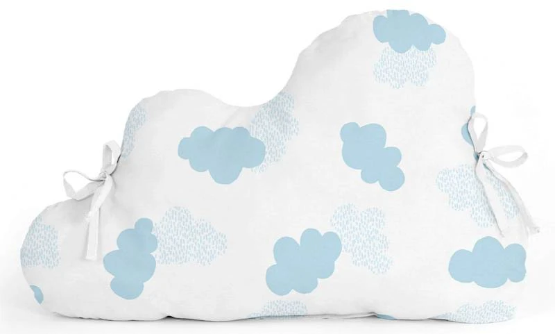 Basic Clouds Tour De Lit Forme 60x40 Cm Bleu 1 Basic Clouds Tour De Lit Forme 60x40 Cm Bleu