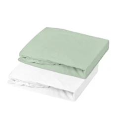 Lot De 2 Draps Housse En Jersey
