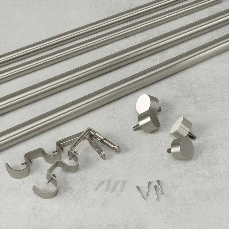 Umbra Tringle à Rideaux Nickel Cappa 305 à 457 3 Umbra Tringle à Rideaux Nickel Cappa 305 à 457 – Image 3