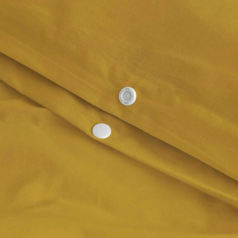 Basic Housse De Couette 240x220 Moutarde 4 Basic Housse De Couette 240x220 Moutarde – Image 4