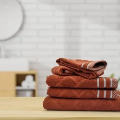 Lot De 5 Serviettes Jacquard -Promos Sommeil Zen Boutique 65db97fe87bb4c00bd332ea77734e551