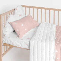 Basic Little Star Tour De Lit Forme 60x40 Rose -Promos Sommeil Zen Boutique 89f13bd272b548729f6ce312f7249737