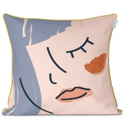 Silhouette Housse De Coussin Décoratif