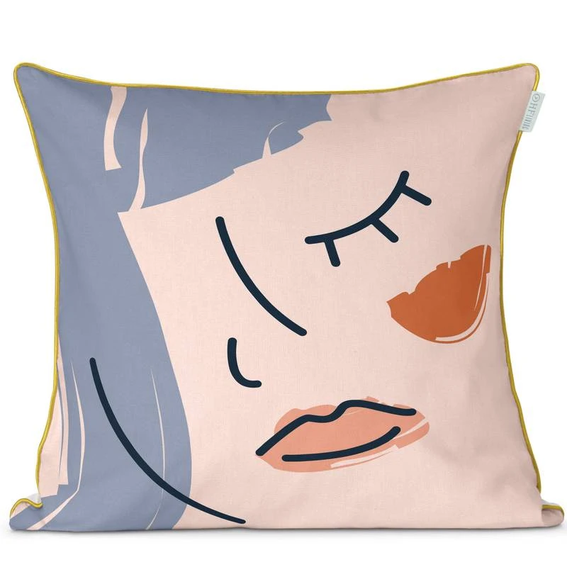 Silhouette Housse De Coussin Décoratif 1 Silhouette Housse De Coussin Décoratif