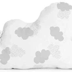 Basic Clouds Tour De Lit Forme 60x40 Cm Gris