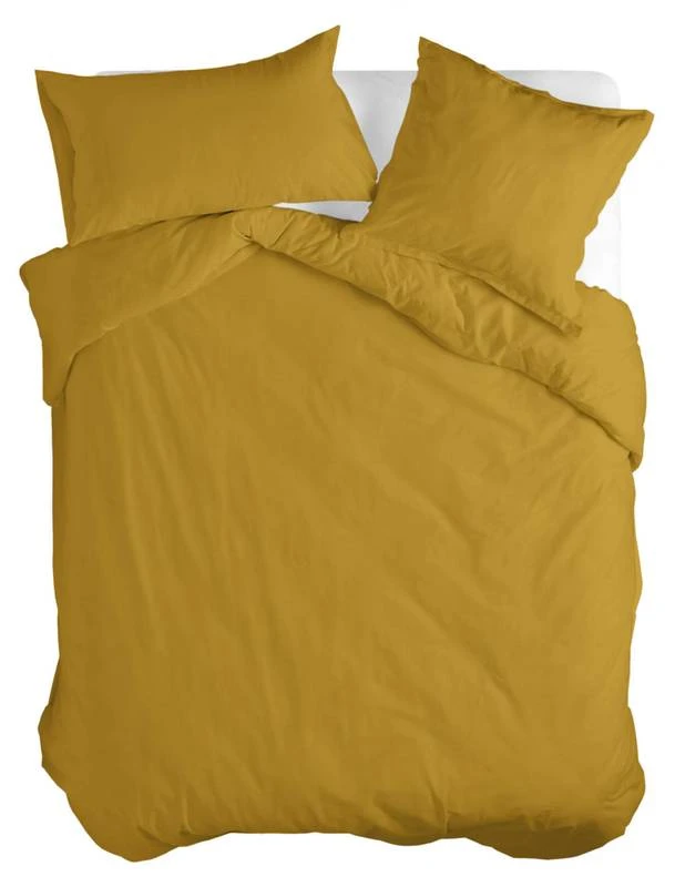 Basic Housse De Couette 240x220 Moutarde 1 Basic Housse De Couette 240x220 Moutarde