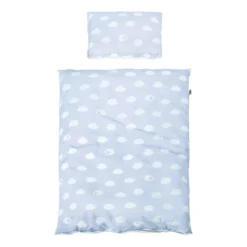 Roba Literie Kleine Wolke Bleu -Promos Sommeil Zen Boutique babybettwaesche kleine wolke baumwollstoff pastellblau 5095896