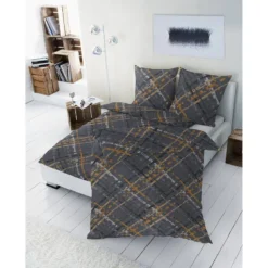 Parure De Lit Maspalomas -Promos Sommeil Zen Boutique bettwaesche maspalomas baumwollstoff basalt 135 x 200 cm kissen 80 x 80 cm 4651928