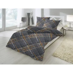 Parure De Lit Maspalomas -Promos Sommeil Zen Boutique bettwaesche maspalomas baumwollstoff basalt 135 x 200 cm kissen 80 x 80 cm 4651932