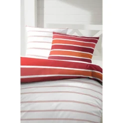 Parure De Lit Moneta -Promos Sommeil Zen Boutique bettwaesche moneta baumwollstoff rot orange 5078580