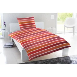 Parure De Lit Moneta -Promos Sommeil Zen Boutique bettwaesche moneta baumwollstoff rot orange 5078588