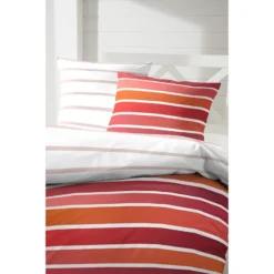 Parure De Lit Moneta -Promos Sommeil Zen Boutique bettwaesche moneta baumwollstoff rot orange 5078592