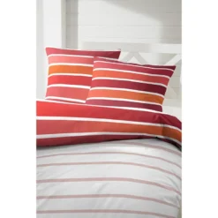 Parure De Lit Moneta -Promos Sommeil Zen Boutique bettwaesche moneta baumwollstoff rot orange 5078596