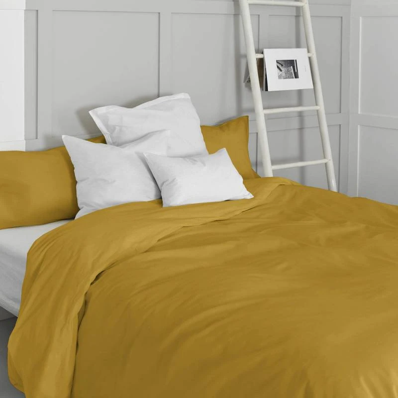 Basic Housse De Couette 240x220 Moutarde 2 Basic Housse De Couette 240x220 Moutarde – Image 2
