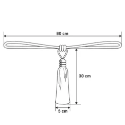 Embrasse Bonita -Promos Sommeil Zen Boutique raffhalter bonita flieder 2648950